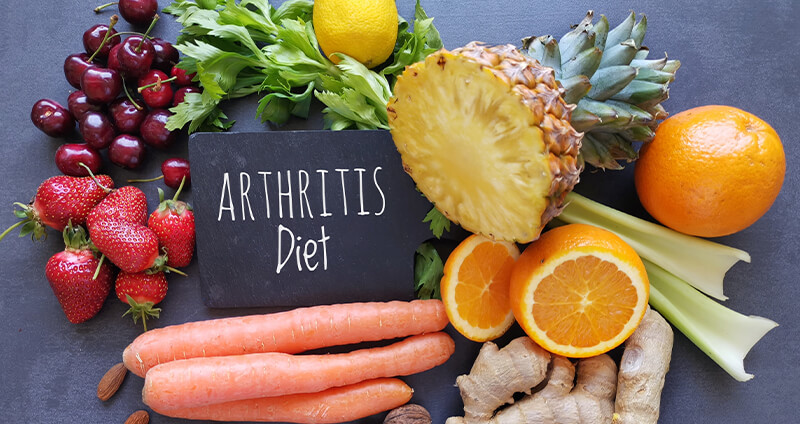 Healthy Diet can helps joints and aggravate the chronic pain